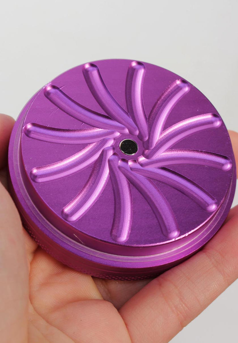 Masher Aluminium Grinder silver 4-part, 53x52mm– Canatura EU